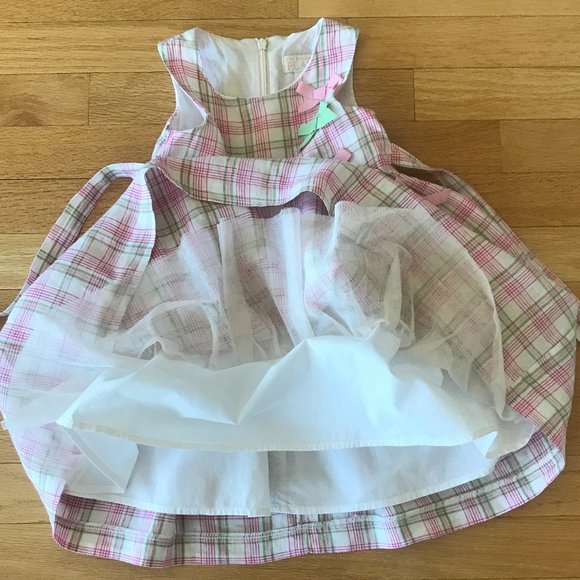 The Children's Place Linen Plaid Dress 24 months - Picture 11 of 14